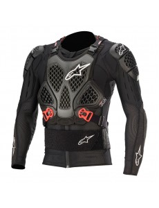 PEITORAL INTEGRAL ALPINESTARS BIONIC TECH V2 2020 - PRETO / VERMELHO